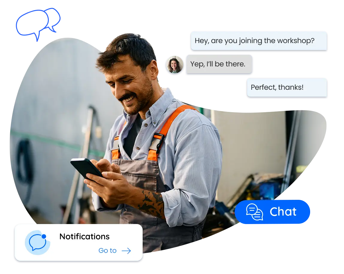Corporate chat